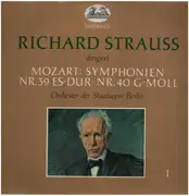 LP - Richard Strauss dirigiert Mozart - Symphonien Nr.39 Es Dur, Nr.40 G-Moll