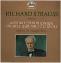 LP - Richard Strauss dirigiert Mozart - Symphonien Nr.39 Es Dur, Nr.40 G-Moll