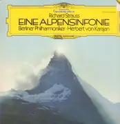 LP - Richard Strauss - Eine Alpensinfonie,, Berliner Philh, Karajan
