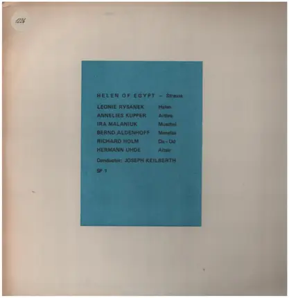 Richard Strauss - Helen Of Egypt