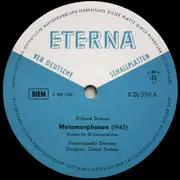 LP - Strauss - Metamorphosen (1945) / Duett - Concertino Für Klarinette Und Fagott Mit Streichorchester Und Harfe (1947)