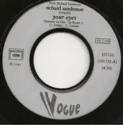 7inch Vinyl Single - Richard Sanderson - Your Eyes - Silver labels
