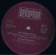 LP - Richard Sanderson - No Stickers Please
