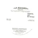 7inch Vinyl Single - Richard Sanderson - Reality - Promo