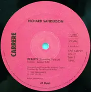 12inch Vinyl Single - Richard Sanderson - Reality