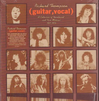 Richard Thompson - (Guitar, Vocal) A Collection Of The Unreleased Ans Rare Material 1967-1976