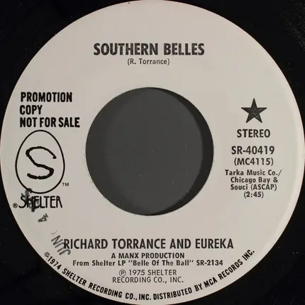 Richard Torrance And Eureka - Southern Belles