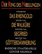 CD-Box - Wagner - Der Ring Des Nibelungen - Hard Box Cover, Fatbox