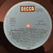 LP - Richard Wagner , Norman Bailey , René Kollo , Hannelore Bode , Julia Hamari , Bernd Weikl , Kurt Mo - Die Meistersinger von Nürnberg,  Auszüge
