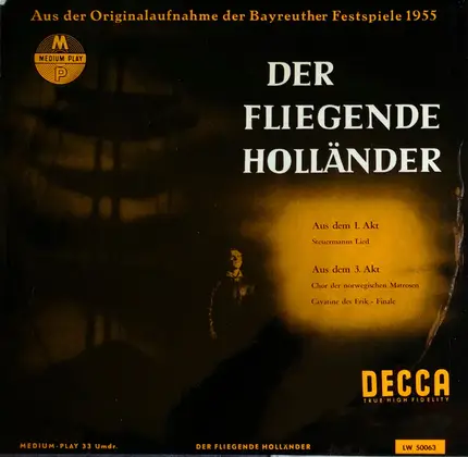 Wagner - Der Fliegende Höllander (Szenen / Arien)