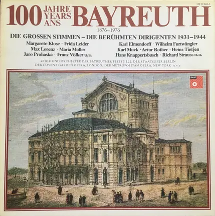 Wagner - 100 Jahre/Years/Ans Bayreuth 1876-1976