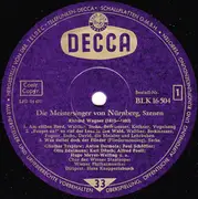 LP - Wagner - Die Meistersinger Von Nürnberg (Szenen)