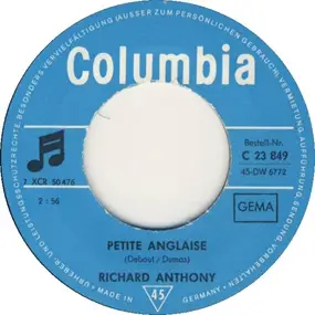 Richard Anthony - Petite Anglaise / Je N'aime Pas Le Bruit