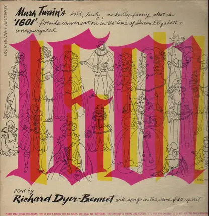 Richard Dyer-Bennet - Mark Twain's '1601'