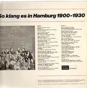 LP - Richard Schubert, Lotte Lehmann,.. - So Klang es in Hamburg 1900-1930