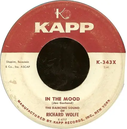Richard Wolfe - In The Mood / Boogie Woogie