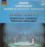 LP - Richard Wagner - Lohengrin - Großer Querschnitt,, Anja Silja, Wolfgang Sawallisch
