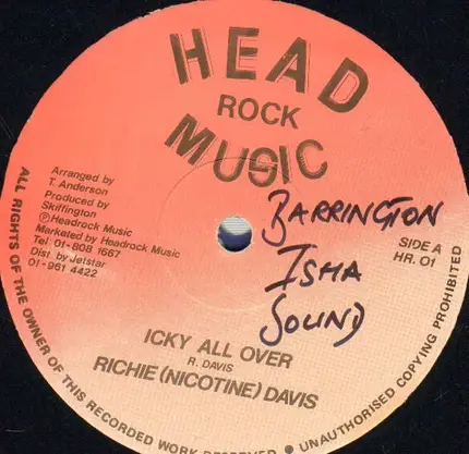 Richie Davis - Icky All Over