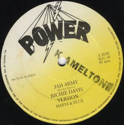 Richie Davis / Tenor Fly - Jah Army / Defend Your Word