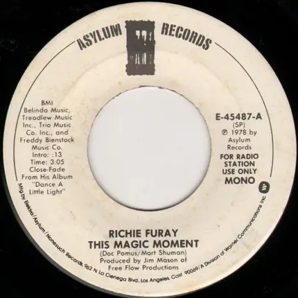 Richie Furay - This Magic Moment