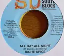 7inch Vinyl Single - Richie Spice / Zebra - All Day All Night / It No Full