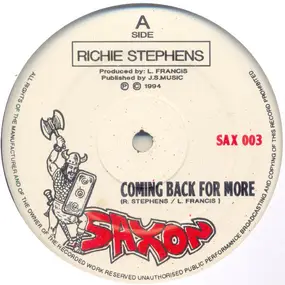 richie stephens - Coming Back For More