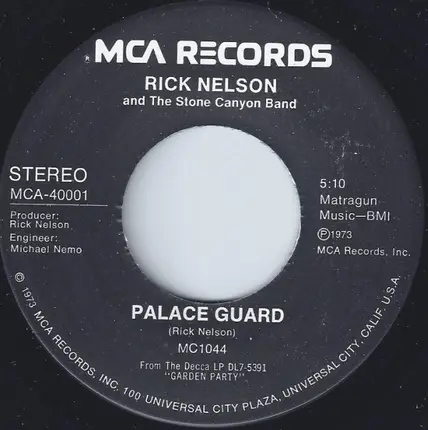 Rick Nelson & The Stone Canyon Band - Palace Guard