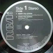 12inch Vinyl Single - Rick Astley And Lisa Fabien - When You Gonna