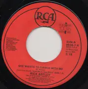 7inch Vinyl Single - Rick Astley - She Wants To Dance With Me