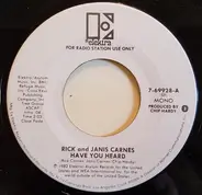 Rick Carnes & Janis Carnes - Have You Heard