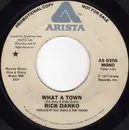 7inch Vinyl Single - Rick Danko - What A Town