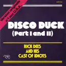 7inch Vinyl Single - Rick Dees & His Cast Of Idiots - Disco Duck