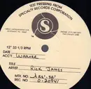 12inch Vinyl Single - Rick James Featuring Roxanne Shanté And Big Daddy Kane - Loosey's Rap - TEST PRESS