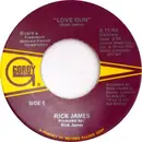 7inch Vinyl Single - Rick James - Love Gun / Stormy Love