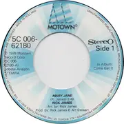 7inch Vinyl Single - Rick James - Mary Jane