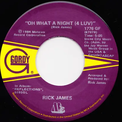 Rick James - Can't Stop