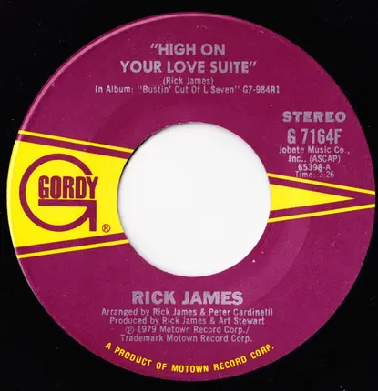Rick James - High On Your Love Suite