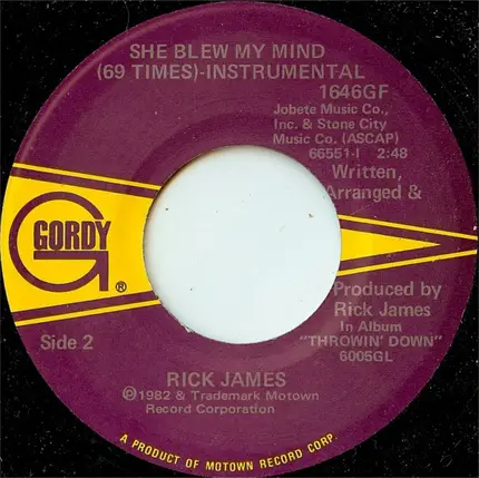 Rick James - She Blew My Mind (69 Times)