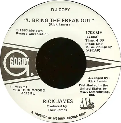 Rick James - U Bring The Freak Out