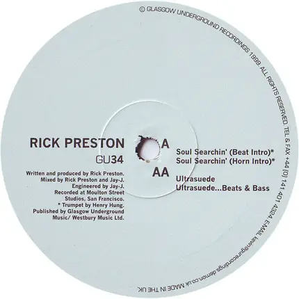 Rick Preston - Soul Searchin' / Ultrasuede