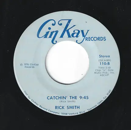 Rick Smith - The Way I Loved Her / Catchin' The 9:45