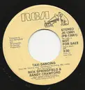 7inch Vinyl Single - Rick Springfield And Randy Crawford - Taxi Dancing / Taxi Dancing
