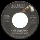 7inch Vinyl Single - Rick Springfield - State Of The Heart