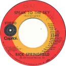 7inch Vinyl Single - Rick Springfield - Speak To The Sky - Winchester Pressing