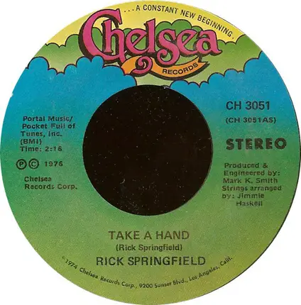 Rick Springfield - Take A Hand