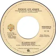7inch Vinyl Single - Rickie Lee Jones - A Lucky Guy