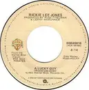 7inch Vinyl Single - Rickie Lee Jones - A Lucky Guy