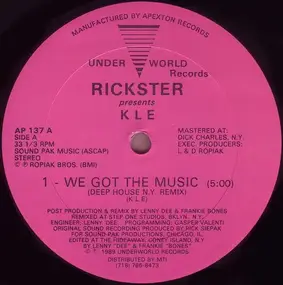 Rickster - We Got The Music