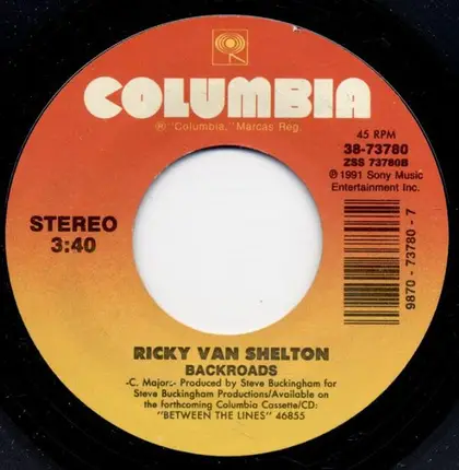Ricky Van Shelton - I Am A Simple Man / Backroads