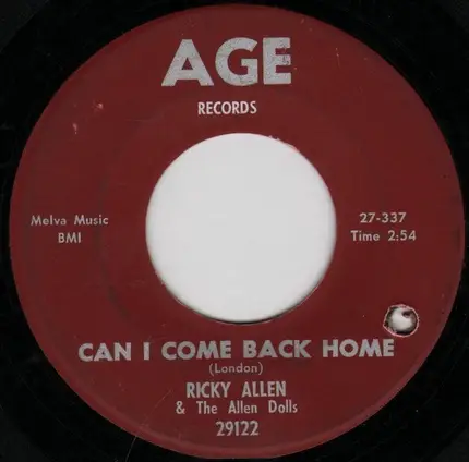 Ricky Allen & The Allen Dolls - Eighty Hour Week